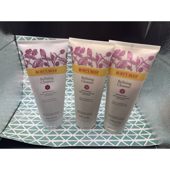 Burt's Bees Other - 3‎ Burt's Bees Refining Cleanser Renewal 6 oz. each New & Sealed